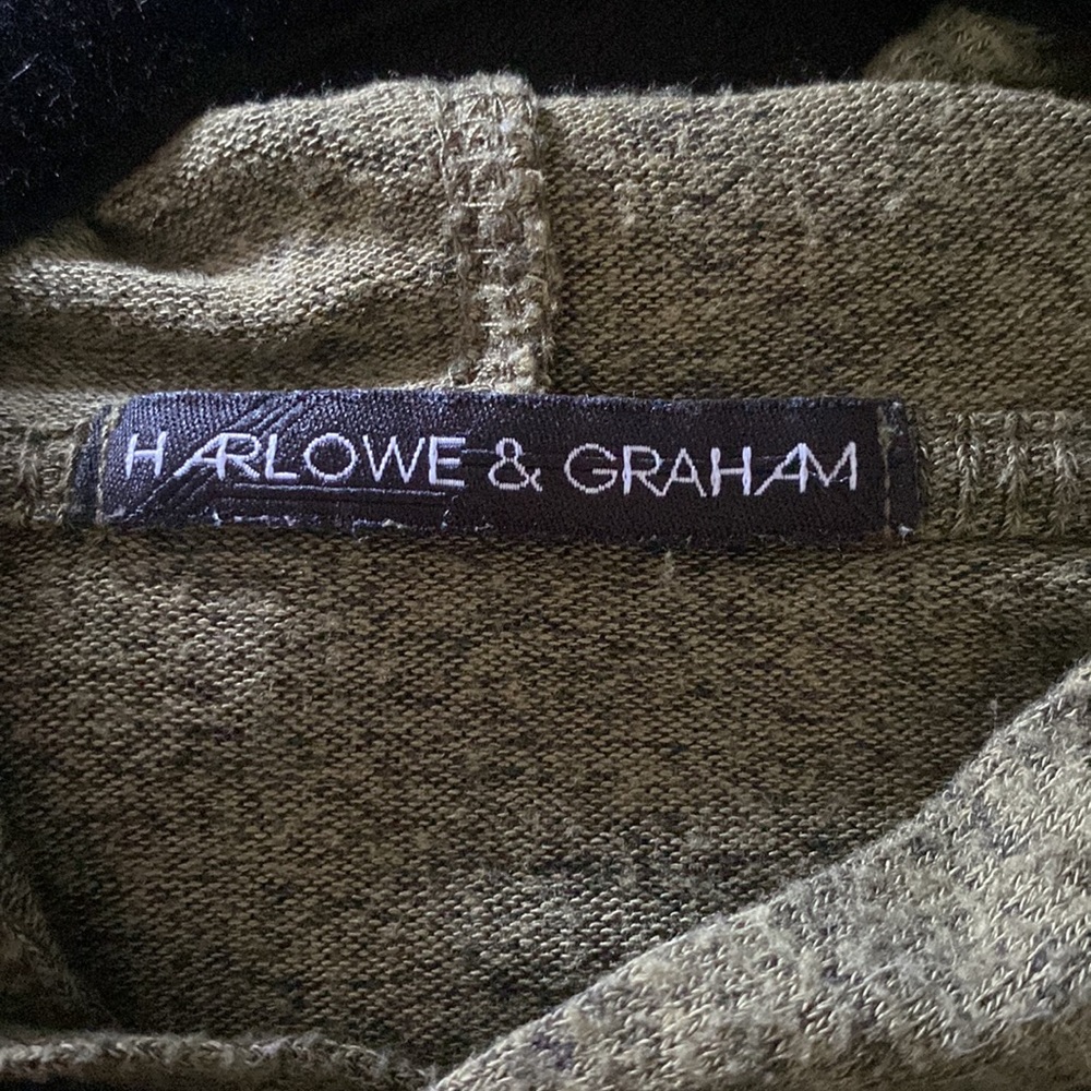 Lightweight Green Hooded Pullover Sweatshirt - image 3